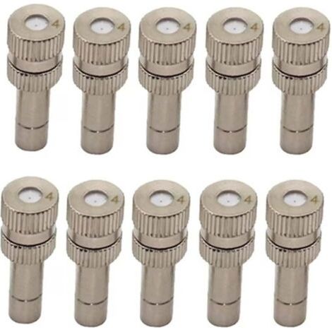 Buse d'arrosage réglable en cuivre, tête pour brouillard d'eau, Mini brumisation, accessoires de serre 20 pièces 0.3mm(0.0118in) Pièces 0.1mm(0.0039in) (1/5)