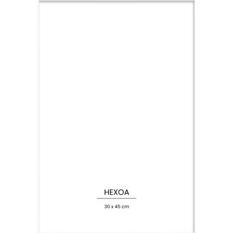 Cadre bois Blanc 30x45cm (1/3)