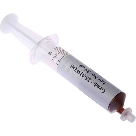 Pâte de diamant RS PRO Marron, Grain 25µm seringue de 10ml ( Prix pour 1 )