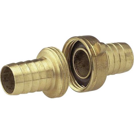 GARDENA 07152-20  Messing Schlauch-Verschraubung 30,3 mm (1") IG, 33,25 mm (1") AG, 19 mm (3/4") Ø