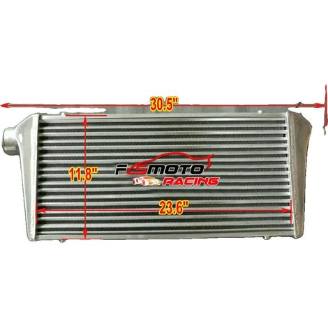 Intercooler, Ajustement Universel, Construction en Aluminium, Haute Efficacité