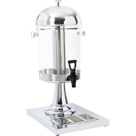 Juice Dispenser Stainless Steel 8 L vidaXL