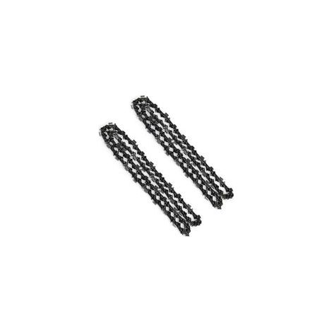 Lot de 2 chaînes de tronçonneuse authentiques, chaîne de tronçonneuse Rotatech 16" 59 maillons longueur 40 cm pour titane électrique (1/5)