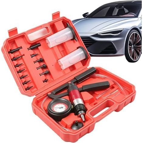 Tragbare, multifunktionale manuelle Vakuumpumpe – Bremsenentlüftungsgerät und Vakuumtester zum Absaugen und Befüllen von Flüssigkeiten an Autos, Motorrädern und Lkw (1/5)