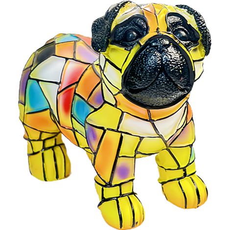 Veilleuse LED chien Harpa modèle USB interrupteur indépendant lampe de chevet artistique décoration bureau statue créative (1/5)