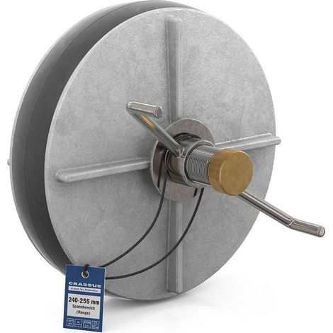 Bouchon à dégagement rapide CR CSV 250 (240-255 mm), 0,5 bar, L : 150 mm, EPDM/Al