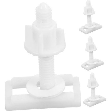 Vis pour Couvercle D’Abattant Wc, Lot de 4, en ABS, de Rechange (1/5)