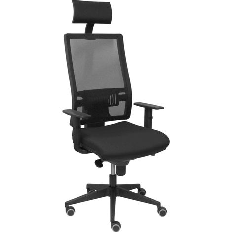 Silla de Oficina con Cabecero Horna bali P&C BALI840 Negro 8436549390968 S5702145 P&C (1/5)