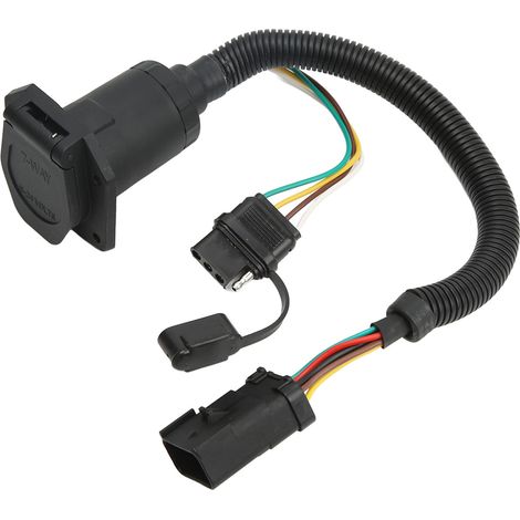 Faisceau de câblage pour remorque, prise multiple 7 broches et 4 broches, cordon de remorquage, remplacement 20135 pour Dodge Ram 1500 2000-2008 (1/5)