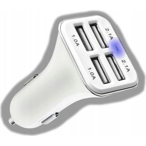 Chargeur universel pour voiture 4 ports USB 12/24 V 4,2 A (1/4)