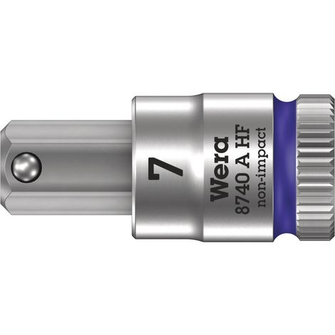 WERA Schraubendrehereinsatz 8740 A HF Innensechskant, 7,0 x 28 mm, 1/4"