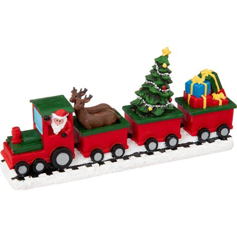 Accessoire pour village de noël Train du Père noël - Feeric Christmas
