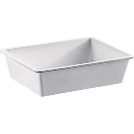 Giganplast Bacinella frigor Chiusa LT 10 Bianca 40x30x10cm per alimenti in frigo trasporto e conservazione
