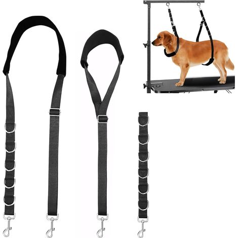 Dog Grooming Belly Strap Band Adjustable Bath Retainer Buckle Noose Nylon Lead Bath for Cats Puppy Kitten Small Medium Cats Dogs Haircut Washing (1/5)