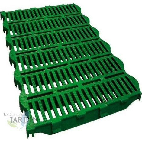 Dalle de sol PVC 60 x 40 cm – Résistante à l'humidité et à la corrosion – Installation facile sur surfaces planes – Pour box chiens
