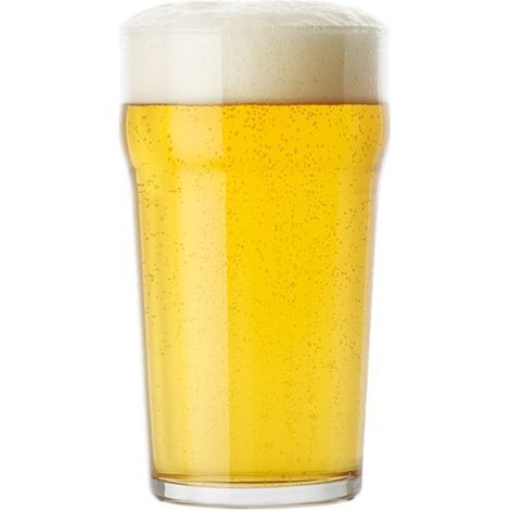 Lot de 4 verres à bière non profilés / Verres à bière - 57 cl - 1 pinte (1/4)