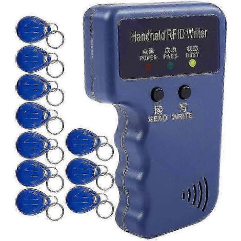 Programmateur de cartes d'identification portable pour le contrôle d'accès, cloneur RFID 125 kHz avec carte (1/5)