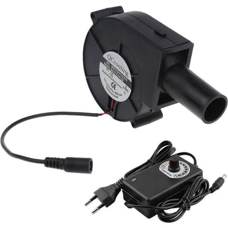 Ventilateur électrique 9733, 12 V CC, pour barbecue, vitesse réglable, 4500 tr/min, prise européenne, diamètre 26 mm. (1/5)