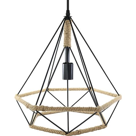 Lampe Pendante Industrielle à Cage, Suspension pour Café, Salle à Manger et Loft (1/5)