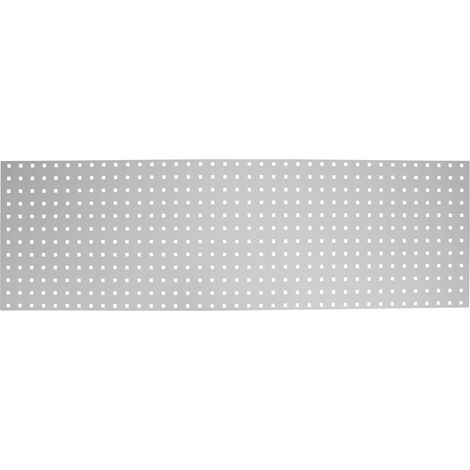 STIER Lochplatte für Werkstattwand, 1500x450mm, lichtgrau (1/5)