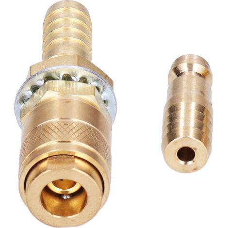 Raccord rapide en laiton pour tuyau de soudage TIG, torche et équipement de soudage M10Golden (1/5)
