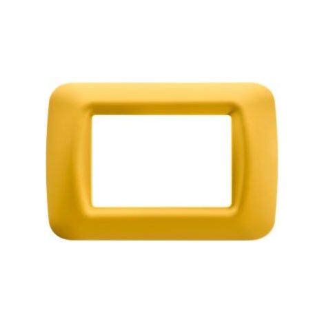 PLAQUE 3 POS.JAUNE MAIS TOP SYSTEM GEWISS GW22583