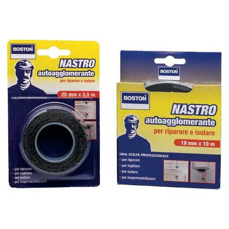 NASTRI AUTOAGGLOM.BOSTON 19X10 NERO