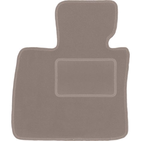Fahrermatte aus Velours für: BMW X6 E71 SUV (2008–2014), beige