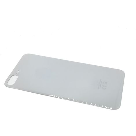 COVER POSTERIORE per Apple iPhone 8 Plus A1897 A1898 con foro grande, colore argento