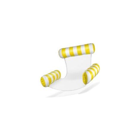 Fauteuil piscine gonflable Avec dossier & accoudoirs, confort optimal pour détente (1/5)