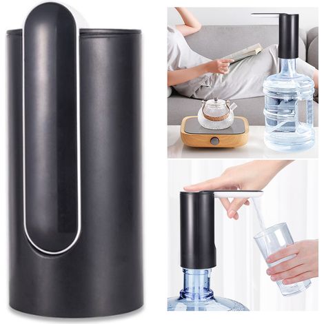 Faltbarer, USB-aufladbarer, automatischer, tragbarer elektrischer Wasserspender mit Pumpe, schwarz, 4 W (1/5)