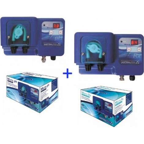 Pack Astral Pompes doseuses Micro pH moins et Micro RX