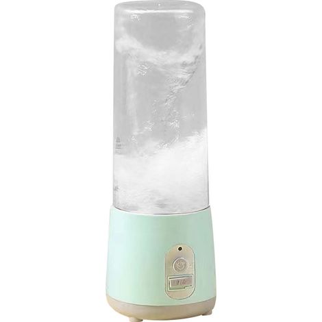 JANMIR-Blender portable pour milkshakes et smoothies, coupe à fruits électrique portable pour la maison, mini coupe à fruits rechargeable, vert (1/5)