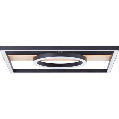 Brilliant Maureen plafón LED negro 42 cm (1/2)