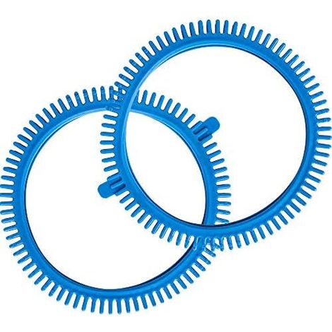 BEBUSINGOTO Kit de pneus avant bleu avec nettoyeur de piscine Super Hump – Convient aux pièces 2X, 4X, roues de pression (2 pièces) (1/5)