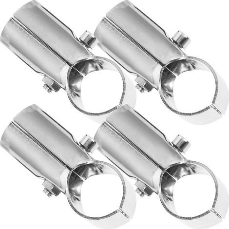 4-piece stainless steel chain link fence clips, secure connection for greenhouse construction and clothes rack (1/5)