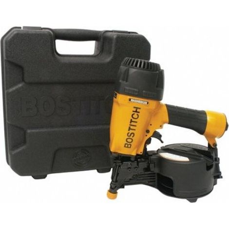Bostitch – Cloueur à rouleaux N66C – Longueur clou 30-64mm – Pour bardage et voliges – Coffret de transport inclus