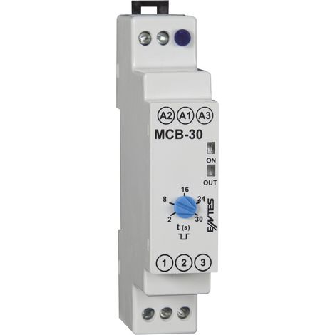 ENTES 101580 MCB-30 Zeitrelais Monofunktional 24 V/DC, 24 V/AC, 230 V/AC 1 St. Zeitbereich: 2 - 20 s