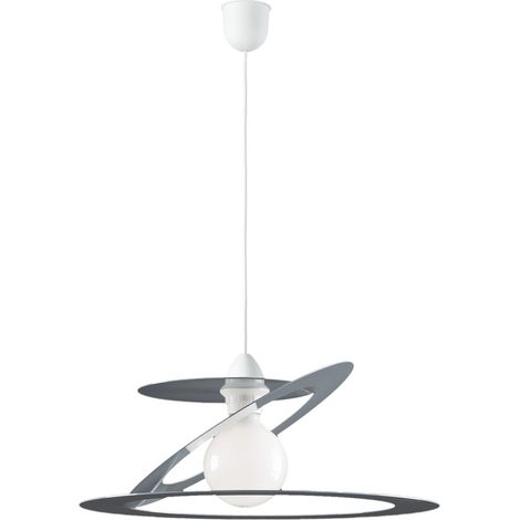 Sospensione Geko 1 Luce Grigio e Bianco LuceArt Classic (1/5)