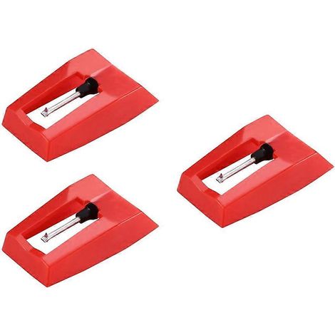 3Pcs Stylet Aiguille de Tourne-disque pour LP Platine Phonographe Disque (1/5)