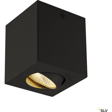 SLV 113940 TRILEDO SQUARE CL LED Ceiling Fixture 3000K Square Matt Black 38° 6.2 W Driver incl. (1/4)