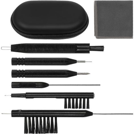 ULTECHNOVO 1 Kit de nettoyage pour appareils auditifs : tiges et brosses, kit pratique de nettoyage pour amplificateurs auditifs (1/2)