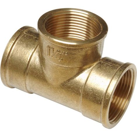 T-Stück IG 1 1/4'', Messing