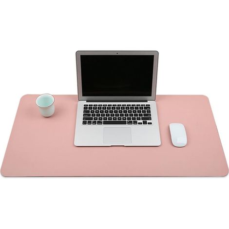 Set de table en cuir rose, 80 x 40 cm (1/2)