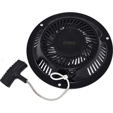 1 - Démarreur - Tondeuse À Gazon - Compatible Fuxtec FX-RM4346 - Distance Trous 168cm - Pièce De Rechange - Noir (1/3)