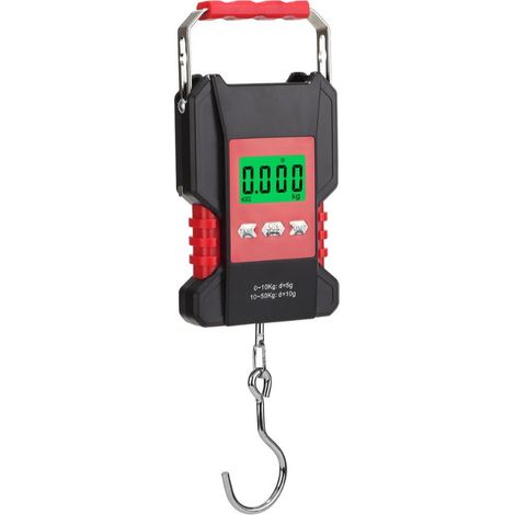 Balance à Main Électronique 50KG – Étanche, Rechargeable, avec Mètre Ruban et Large Poignée – Pour Colis, Poste et Bagages (1/4)