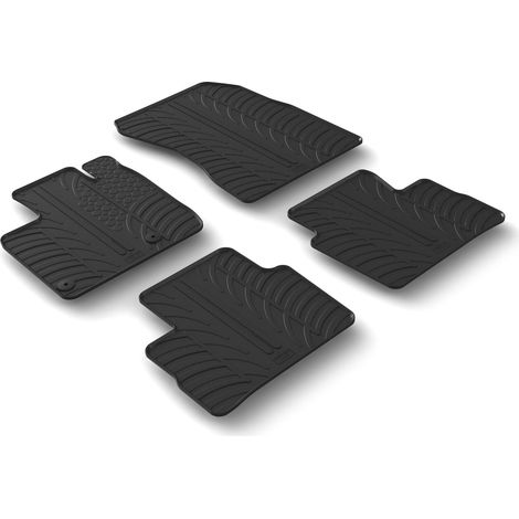 Set tappeti su misura in gomma - compatibile per  Nissan Qashqai (04/21) no elettrico, no ibrida