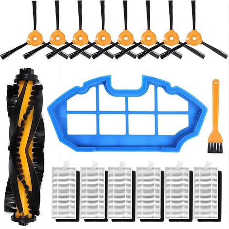 Kit d'accessoires de rechange pour Cecotec Conga Excellence 990 Robot aspirateur, Mega Pack, Set de 17 pièces (1/5)