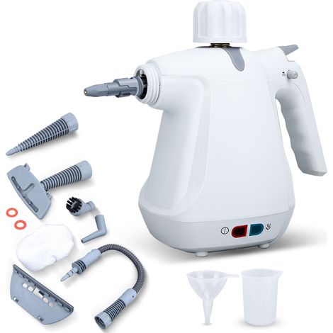 Ej.Life Nettoyeur Vapeur à Main Portatif, 3bar 1000W Multi-Usage sous Pression pour le nettoyage , tissus d'ameublement, pour salle de bain, cuisine (1/5)