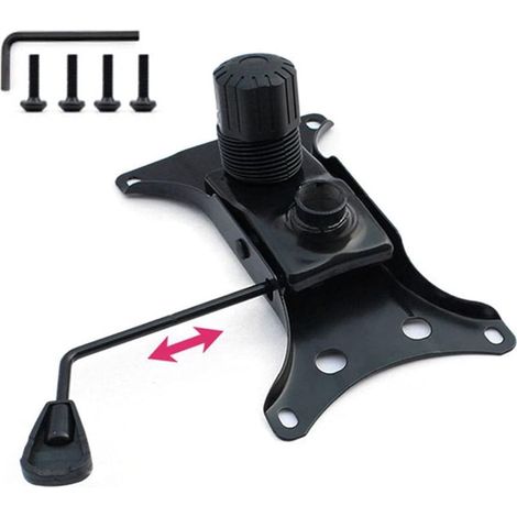 Asiento mecánico de metal - Placa base - Mecanismo de asiento - Función basculante - Ajuste de altura para silla de oficina - Palanca de repuesto A1 (1/3)